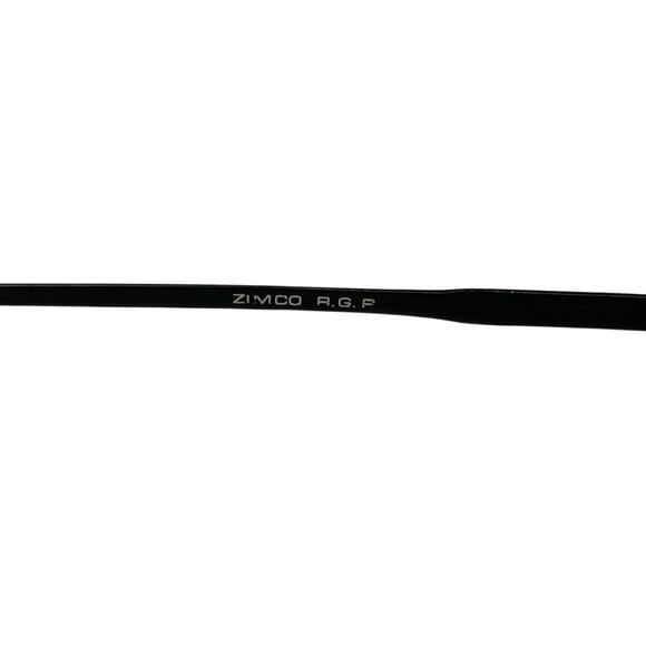 Zimco R.G.P Milan Aviator Reading Sunglasses Frame 54-13-145 mm Black Full Rim - Picture 7 of 11